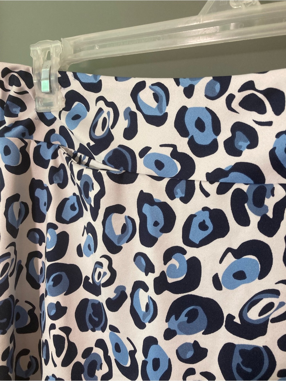 Golftini Leopard Athletic Golf Skort - Cyclone - Blue, Navy, White - Large - Picture 3 of 13